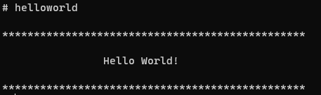 helloworld