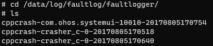 cppcrash-faultlogger-log